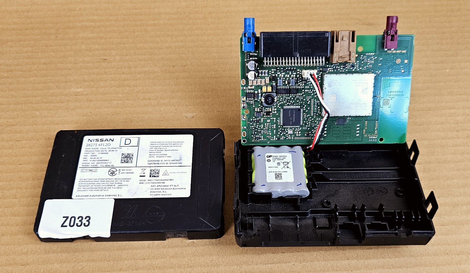 28275-6FL2D Nissan Altima, GT-R, Rogue, Murano, Rogue Telematic Module Control