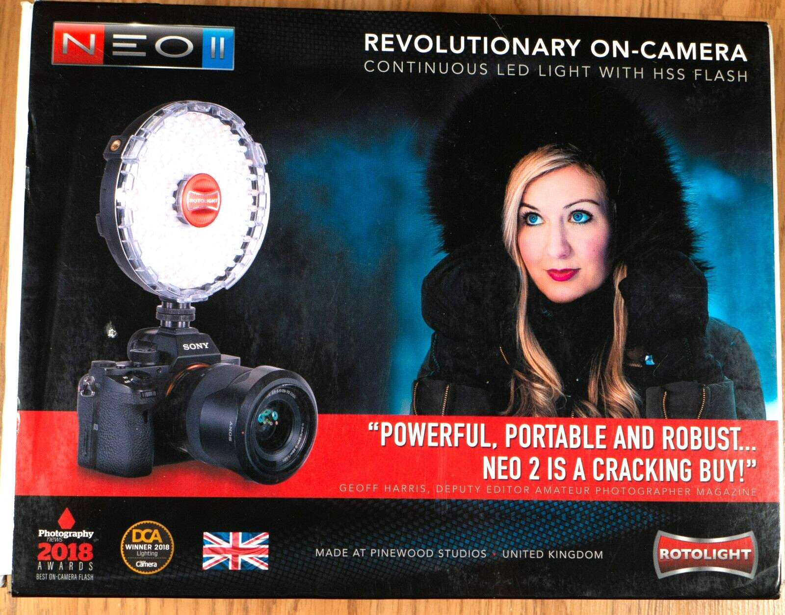 ROTOLIGHT NEO 2 On-Camera Continuous LED Light w/ HSS Flash #RL-NEO-II