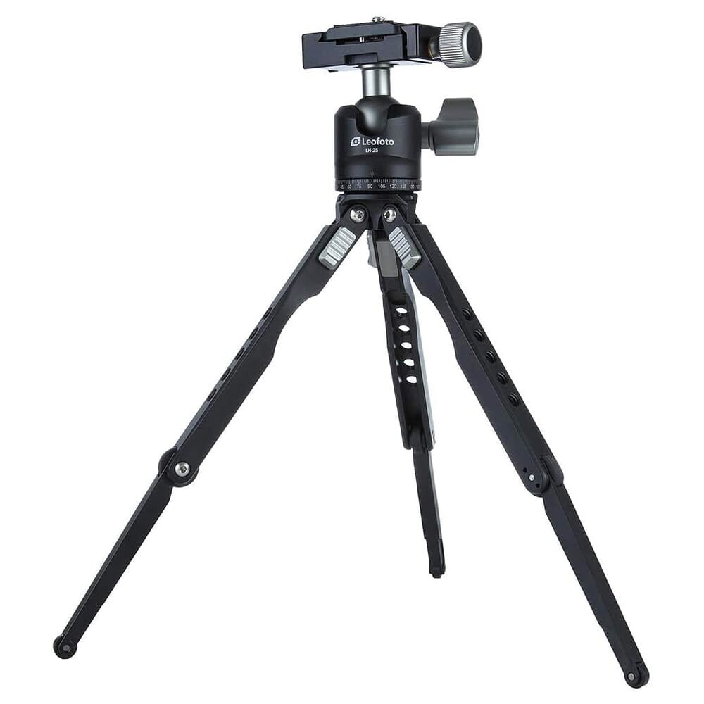 Leofoto Spider Folding Table Mini Tripod with LH-25 Ball Head (MT-03-LH-25): NEW
