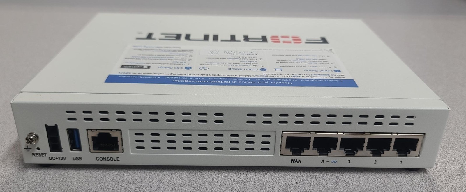 Fortinet FortiGate FG-40F Network Firewall Appliance Factory Reset TESTED - MINT