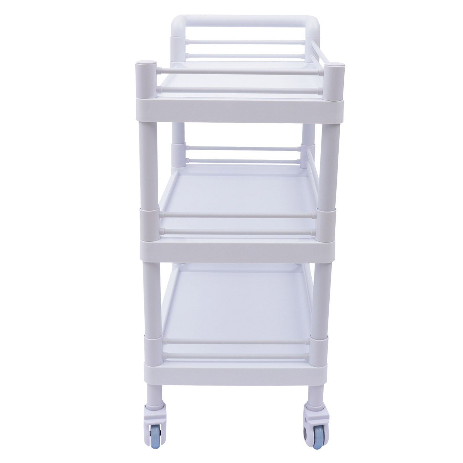 Mobile Utility Cart 3 Tier Rolling Storage Cart with Wheels for Spa Salon