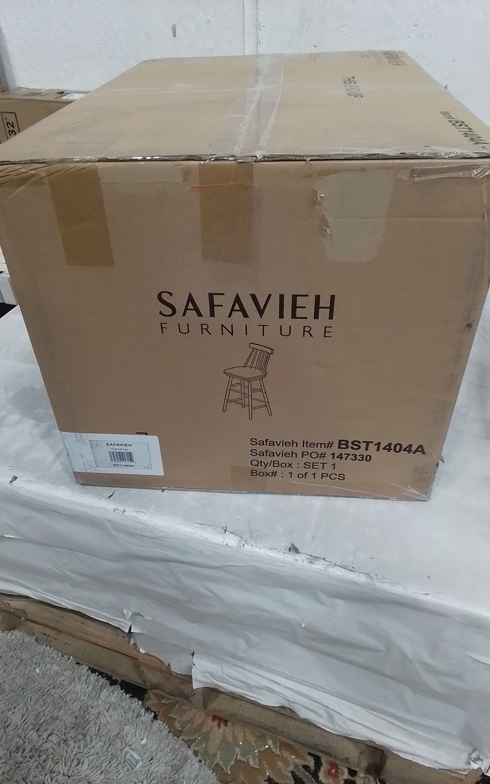 Safavieh QUAI SWIVEL COUNTER STOOL, Reduced Price 2172767379 BST1404A