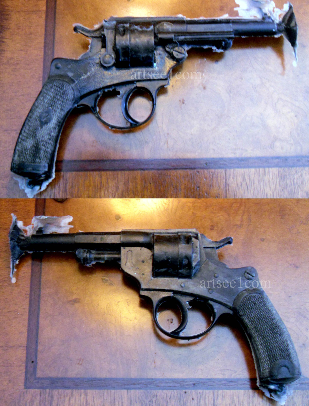 The Mummy Movie Prop Gun Pistol Revolver Rick O'Connell French Lebel Rough Kit
