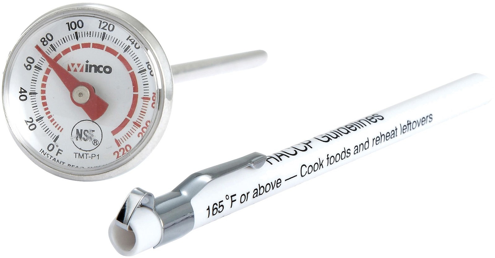 Winco Pocket Test Thermometer With 0 To 220-Degree Fahrenheit Temperat