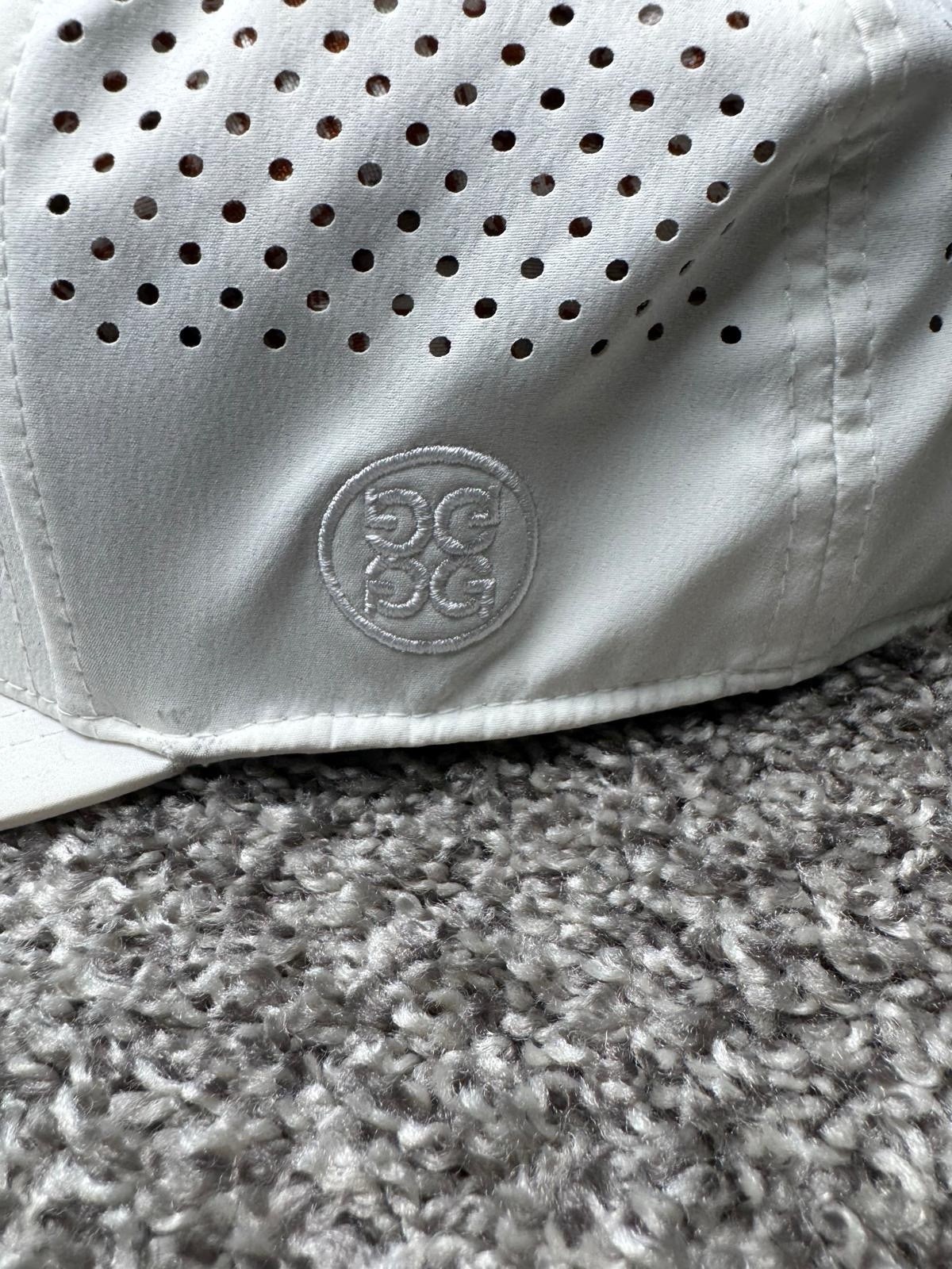 G/Fore Hat Cap Snapback One Size White Golf Hat Adjustable THE RUN Reversed