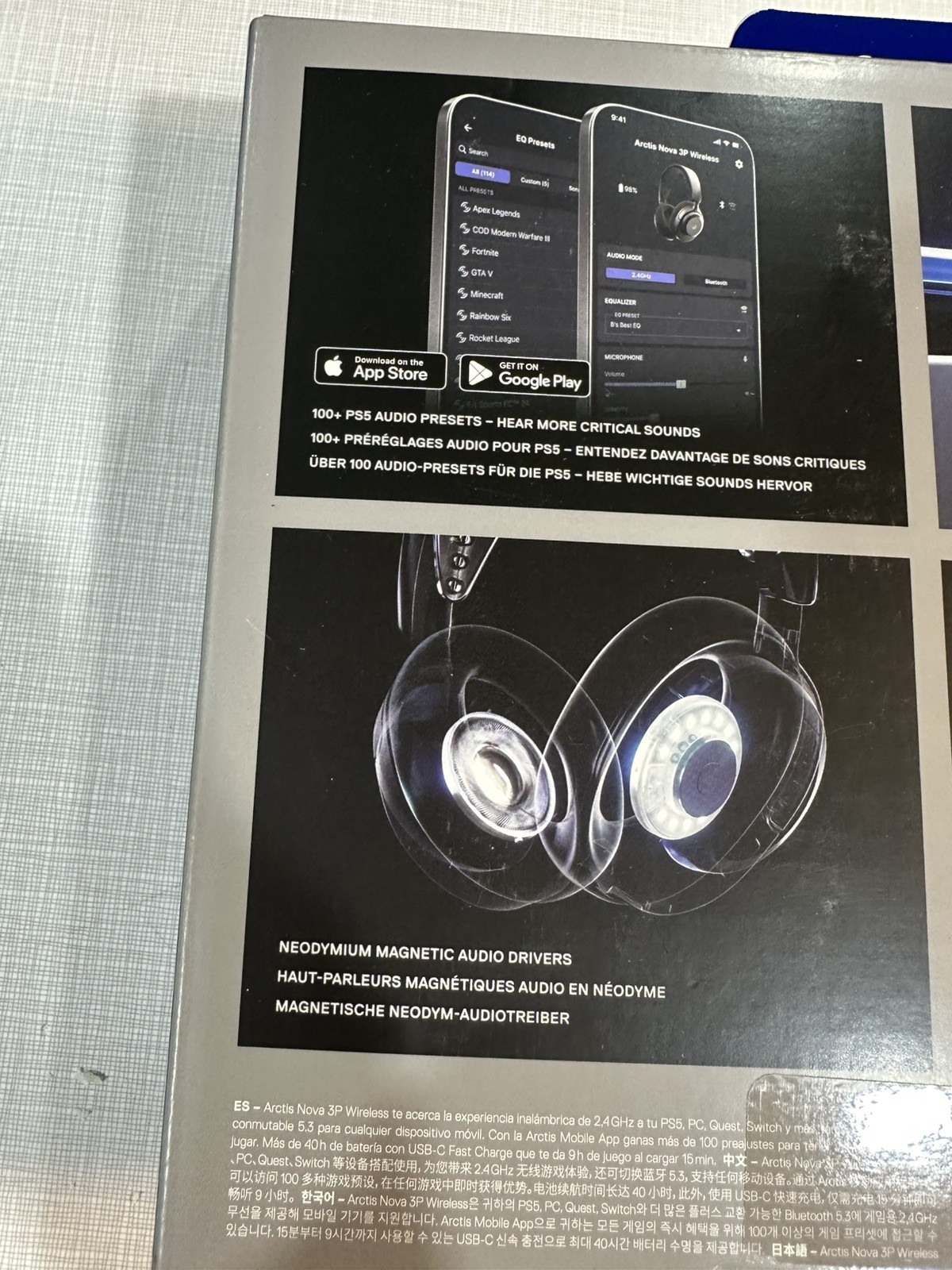 Sealed SteelSeries Arctis Nova 3P Wireless Multi-Platform Gaming Headset