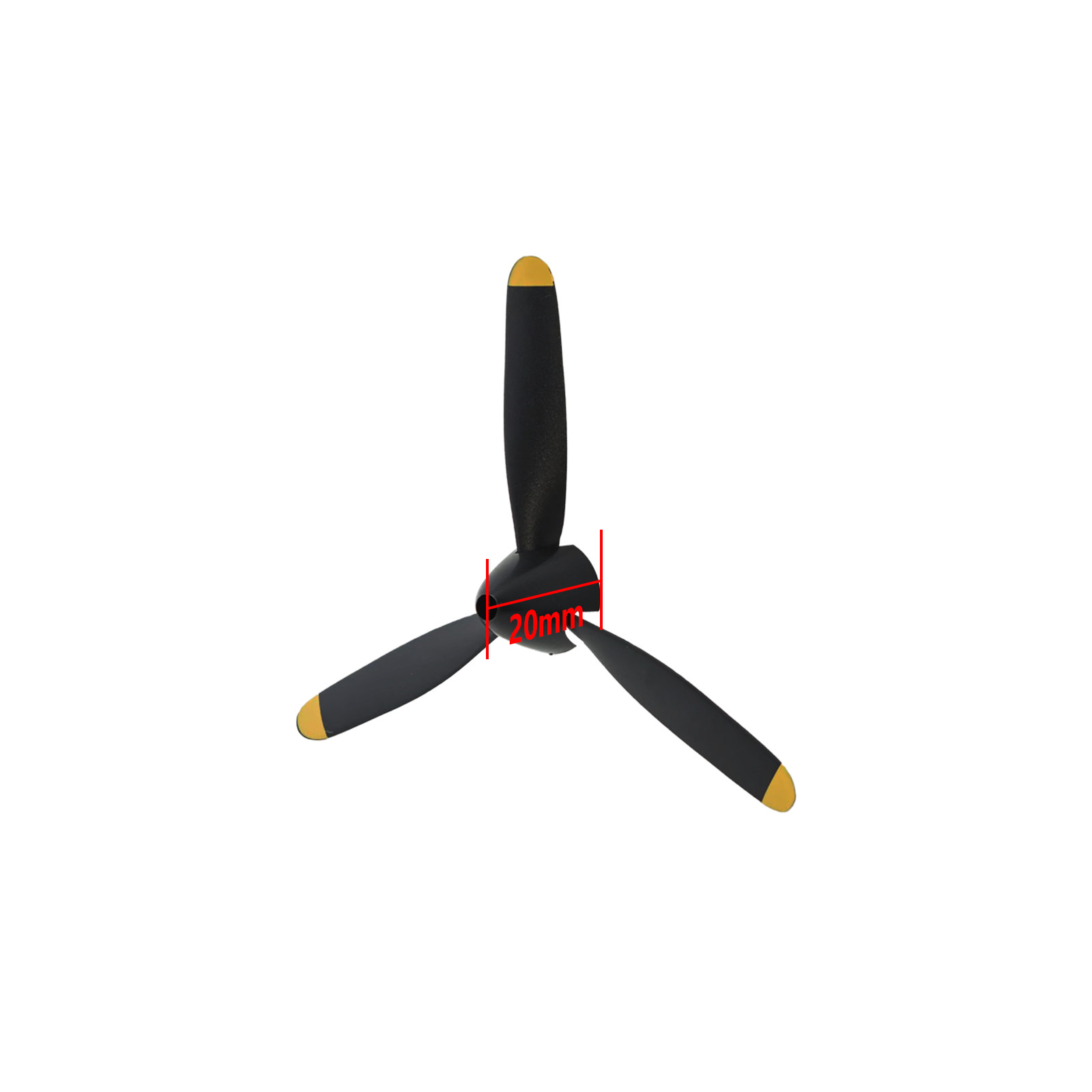 3PCS 3-Blade Propeller,Compatible for Spitfire/FW190 RC Plane with Saver Adaptor