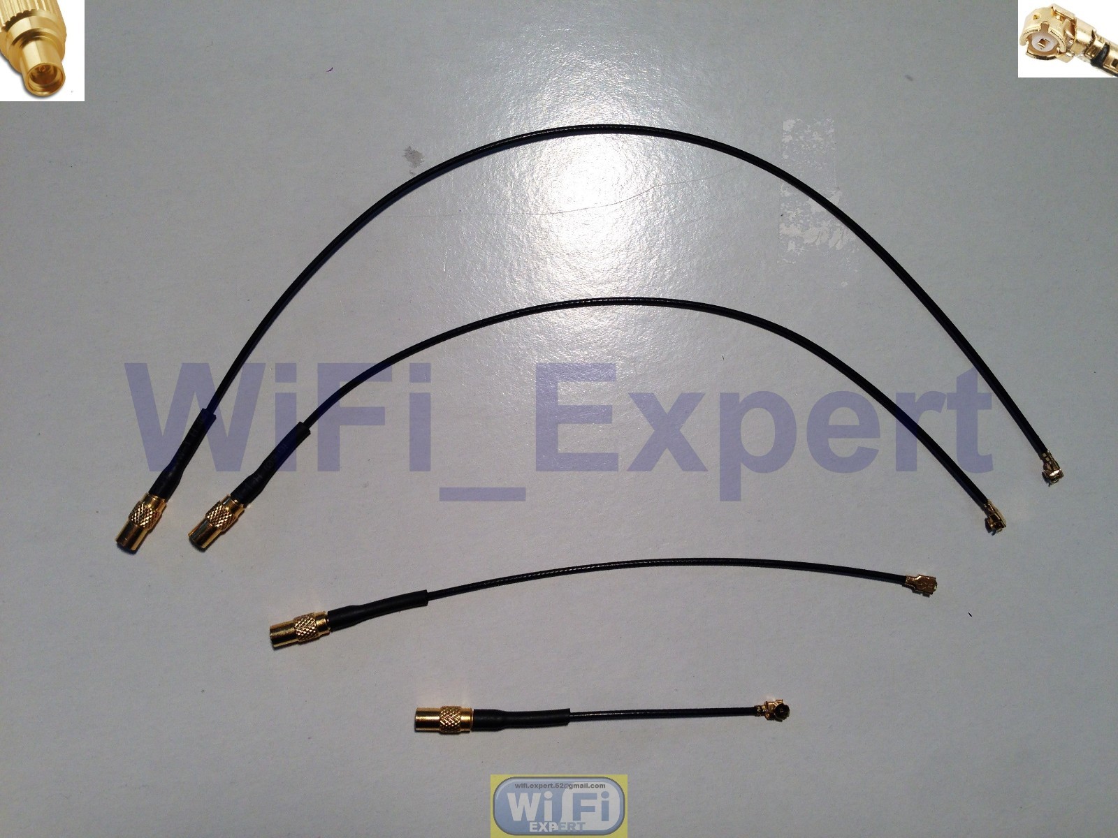 2-8" 1.13 MMCX Female Straight U.FL IPX Pigtail RF Cable WIFI Wireless LOW LOSS