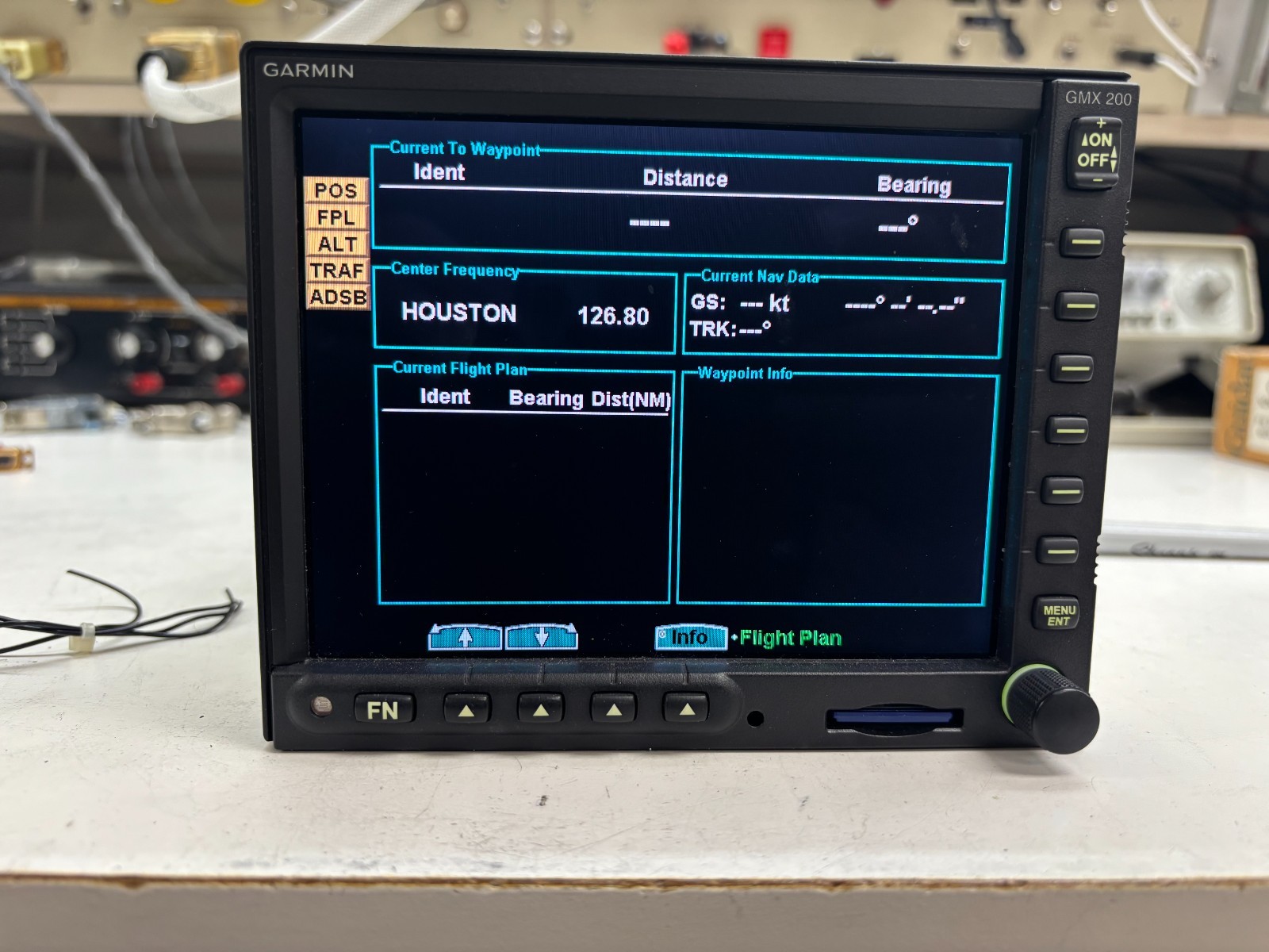 GARMIN GMX 200 MFD Multi-Function Display PN 011-01271-00 w/ 8130 + Tray + Data