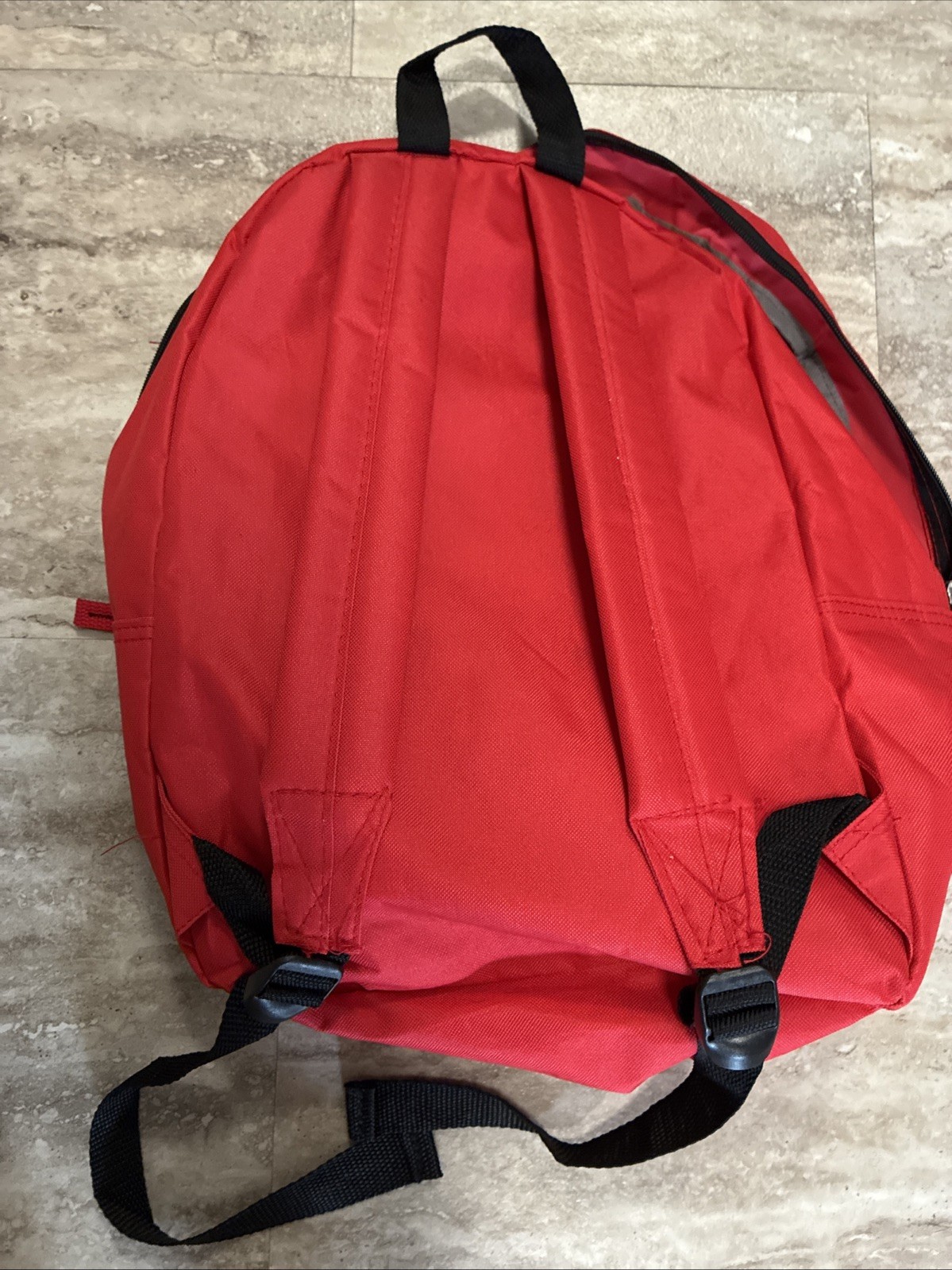NWT Trail Maker Red Backpack Outdoors Full Zip Sports Logo Backpack