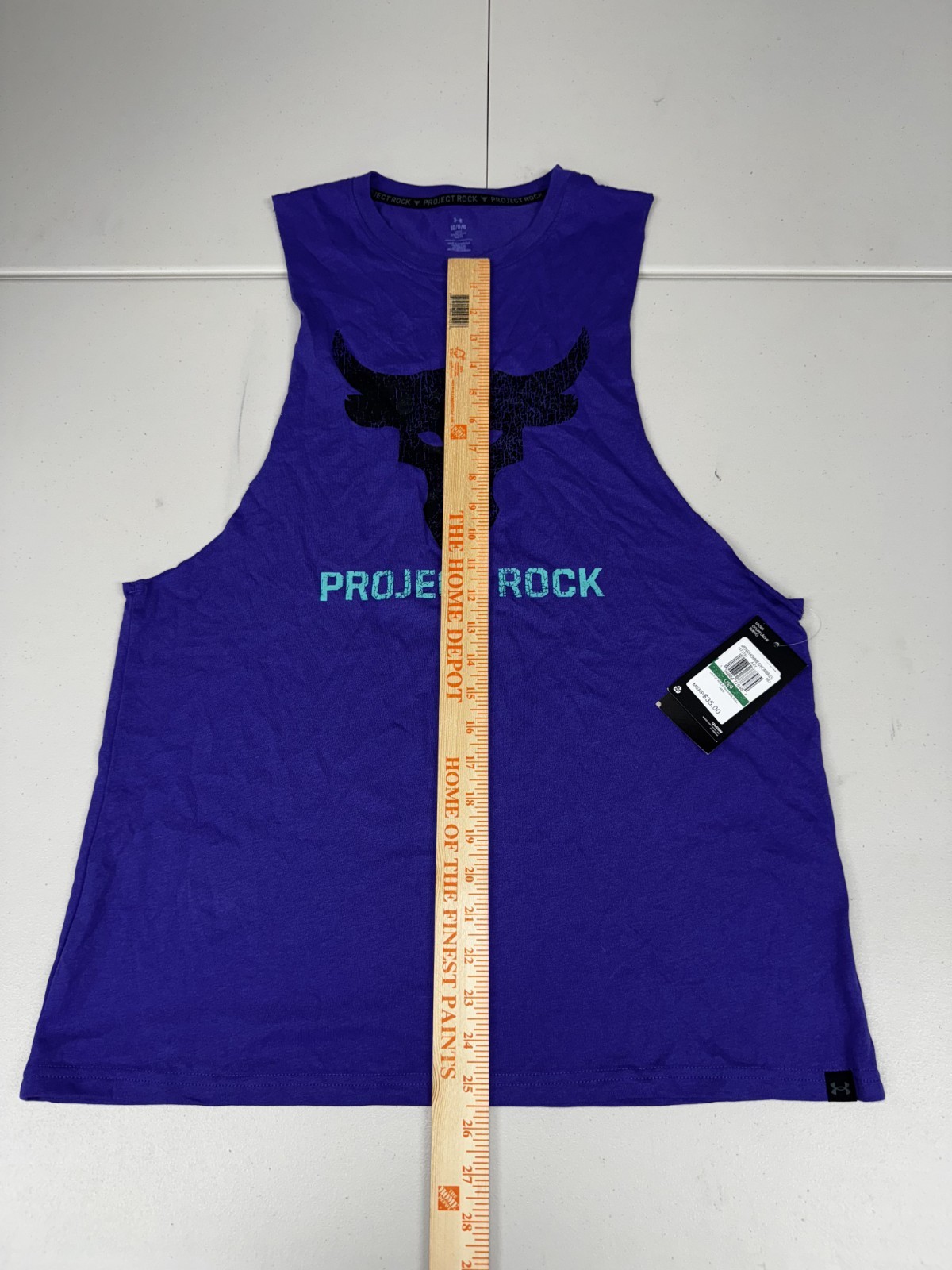 Under Armour Project Rock Brahma Bull Tank Men’s Pick Size Purple 1373787-583