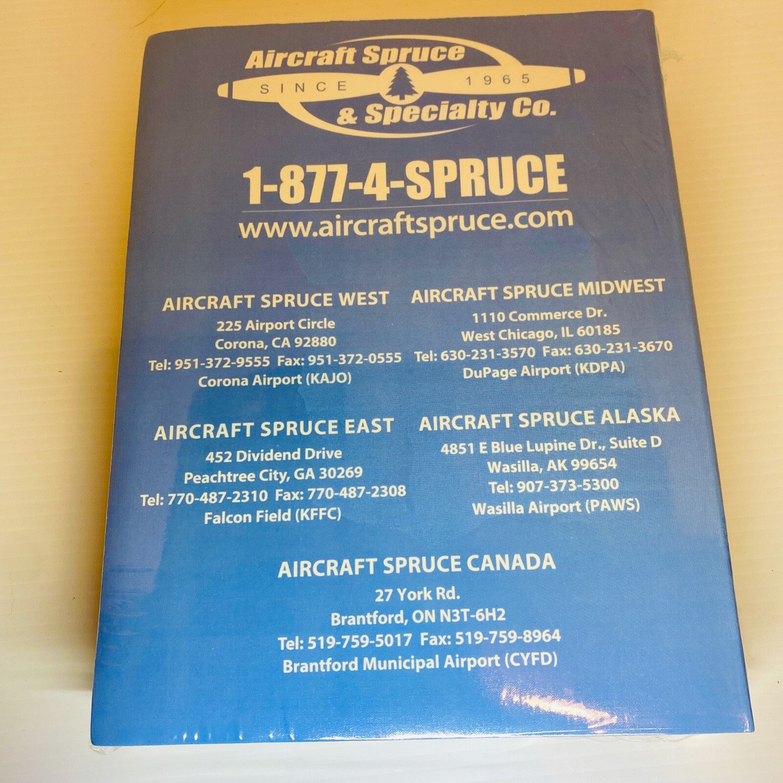 Aircraft Spruce & Specialty Co Catalog 2019-2020