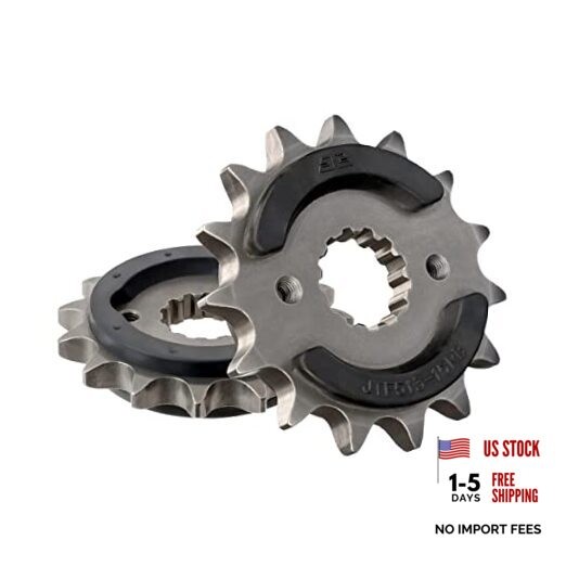Sprockets F513.15RB 15 Tooth Rubber Cushioned Front Countershaft Sprocket,