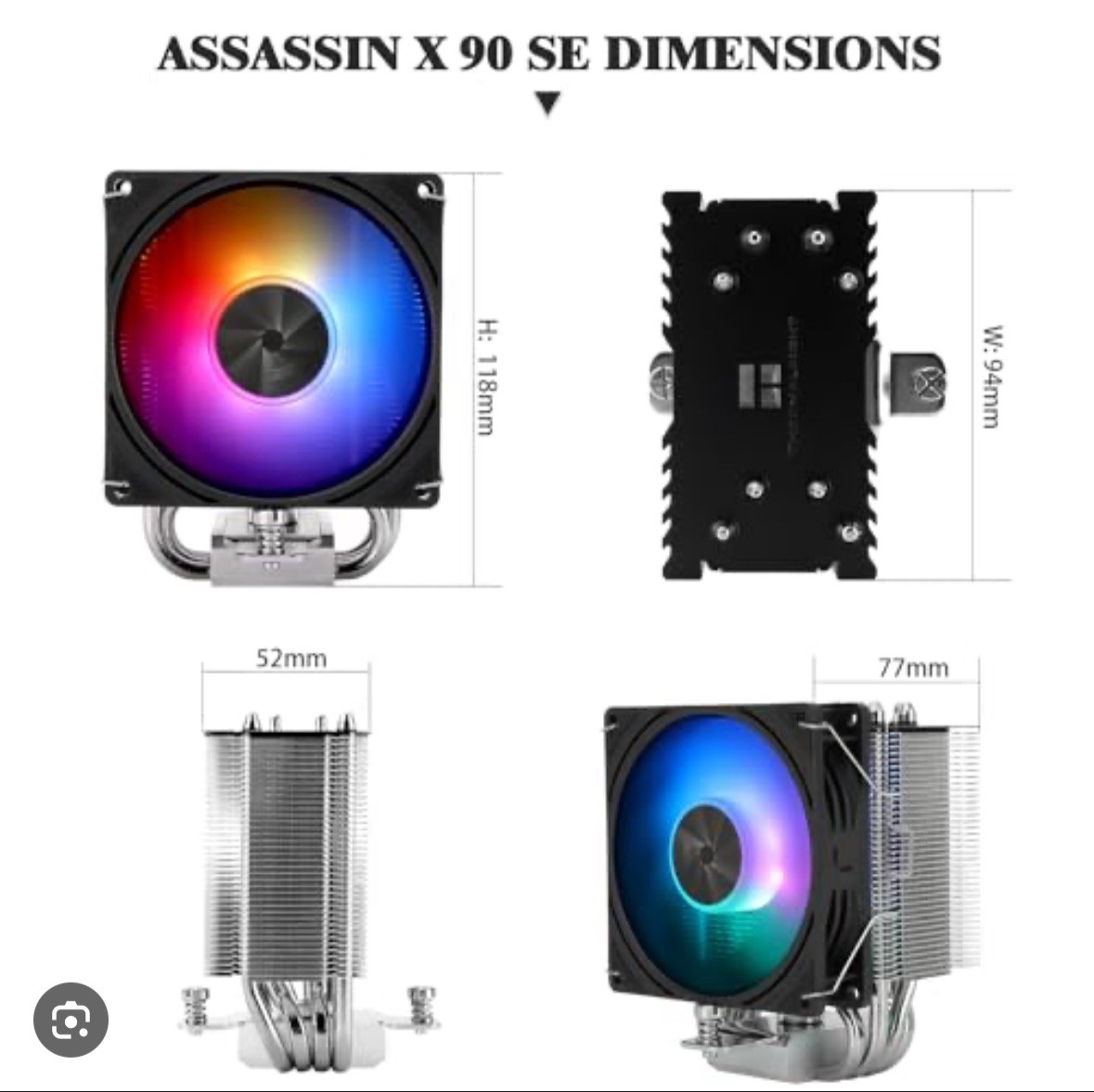 Thermalright Assassin X 90 SE ARGB-ONLY AM4