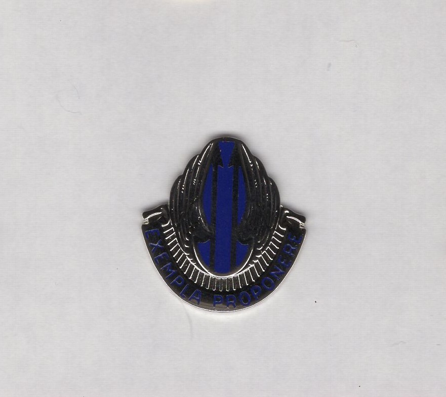 US Army 11th Aviation Battalion crest DUI clutchback c/b badge V-21