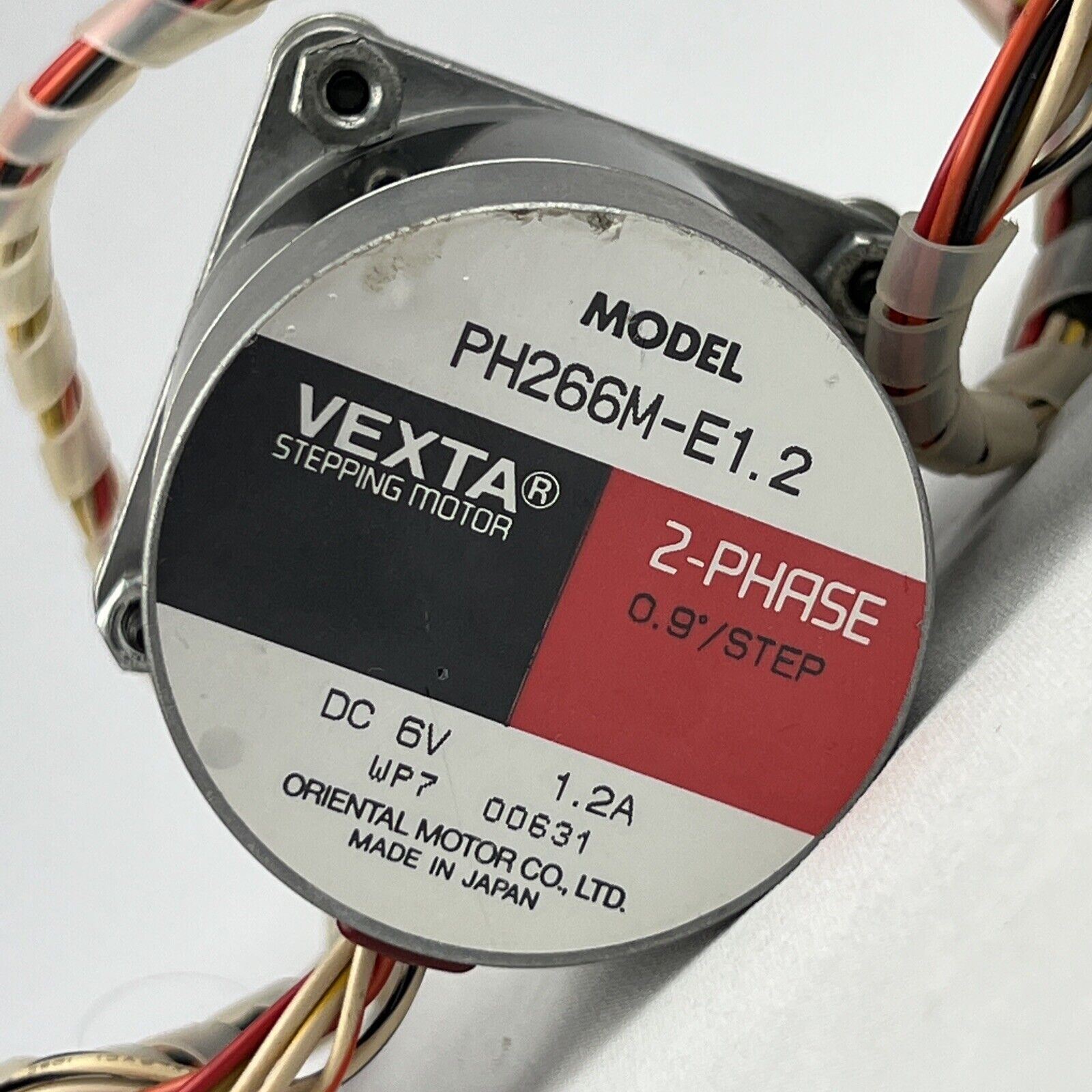2 Vexta Stepping Motor 2- Phase 0.9*/step Model PH266M- E1.2 DC 6V 1.2A