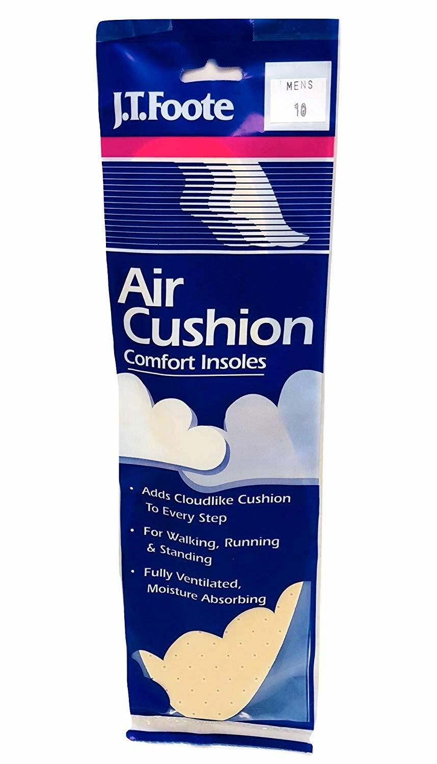 J.T Foote Air Cushion Comfort Insoles MEN'S 13