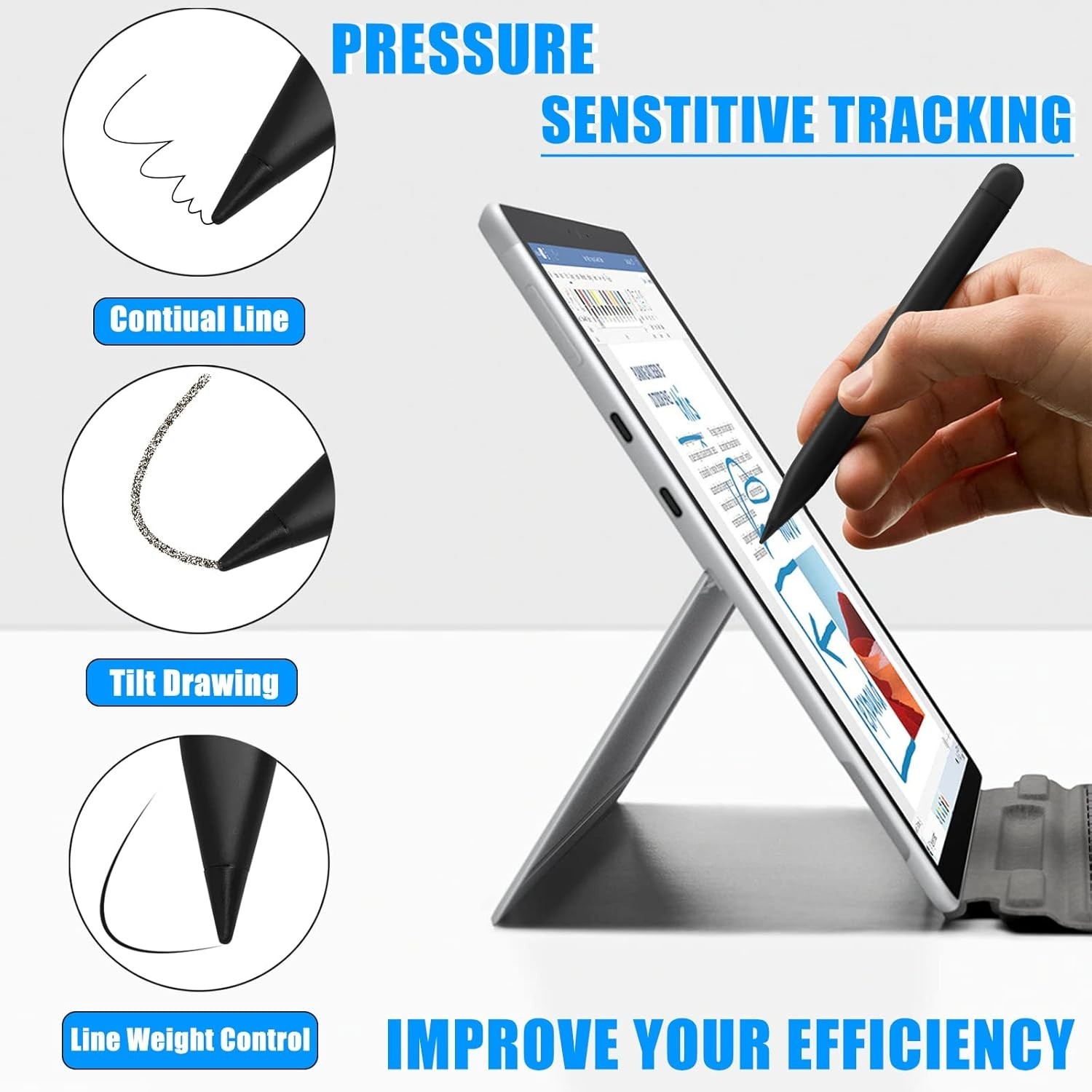 Replacement Tips for Surface Slim Pen 2 – 2-Pack with High Sensitivity