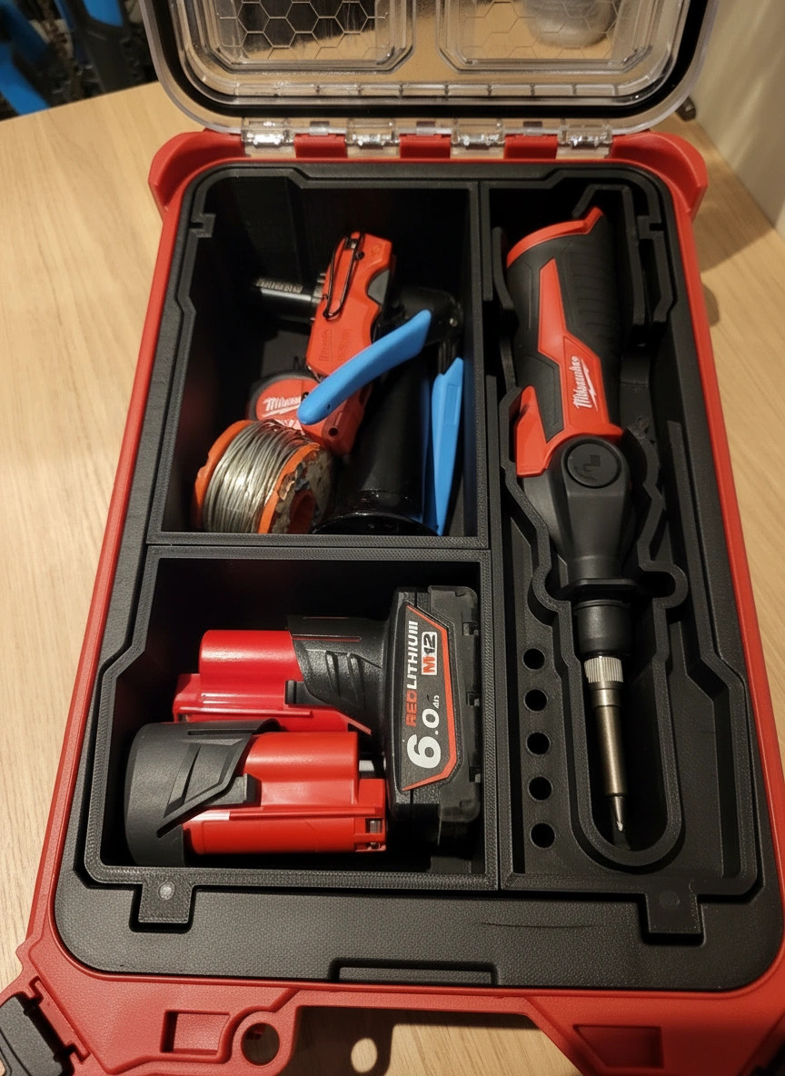 M12 2488-20 Soldering Iron Insert Fits Milwaukee PACKOUT Compact Organizer 8435