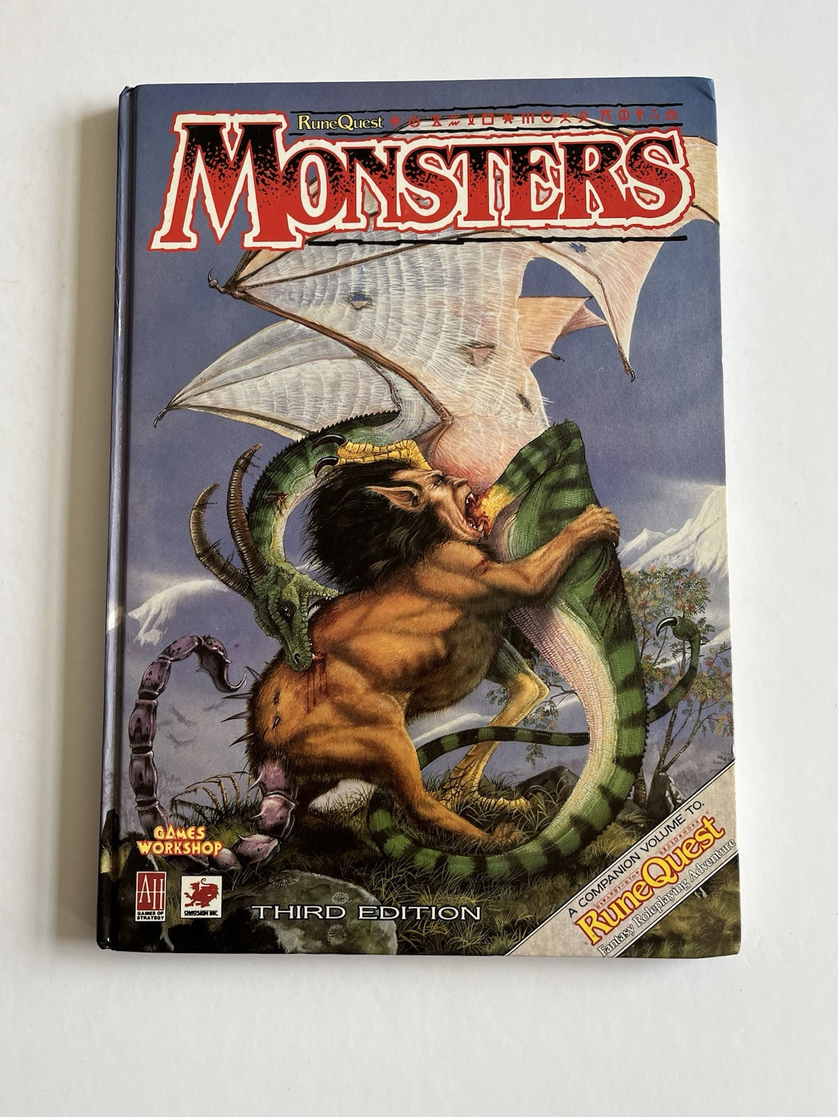 RuneQuest Monsters Third Edition Avalon Hill Chaosium 1987