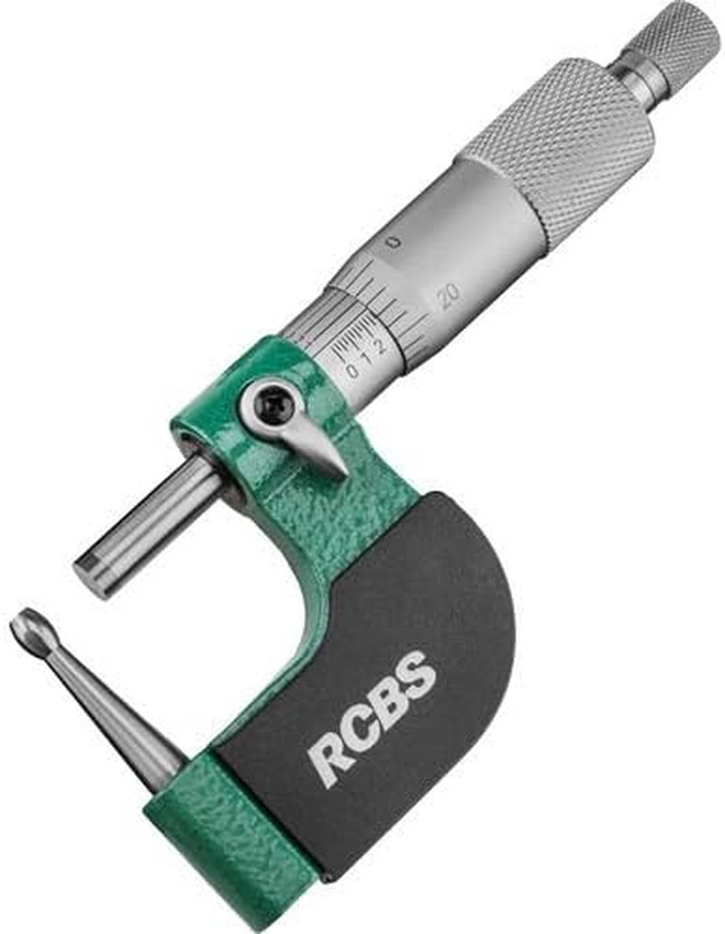 Precision Vernier Ball Micrometer for Case Neck Wall Thickness Measurement