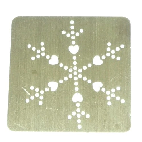 Snow Flake A.T. Brown 2003 PC-016 - Embossing & Stenciling