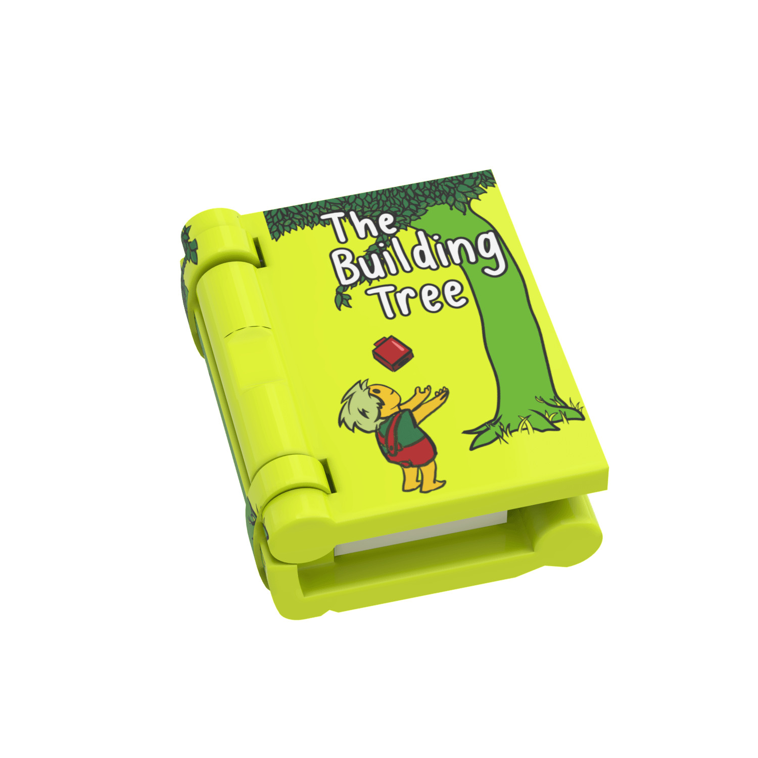 "The Building Tree" Book Minifig Accessory - Custom Printed - Brick City