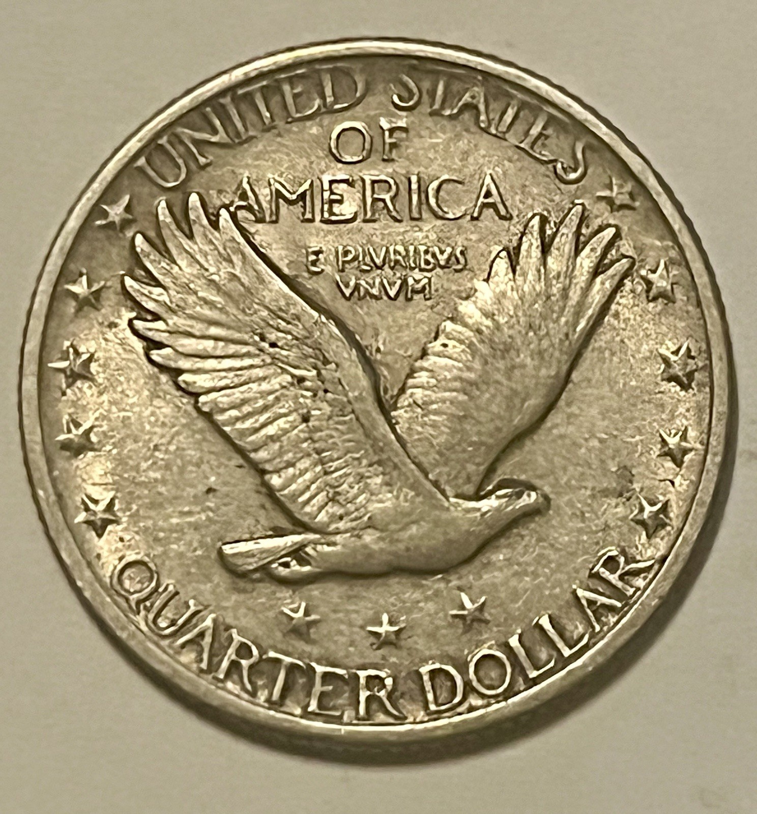 1924 Standing Liberty Quarter , EF +