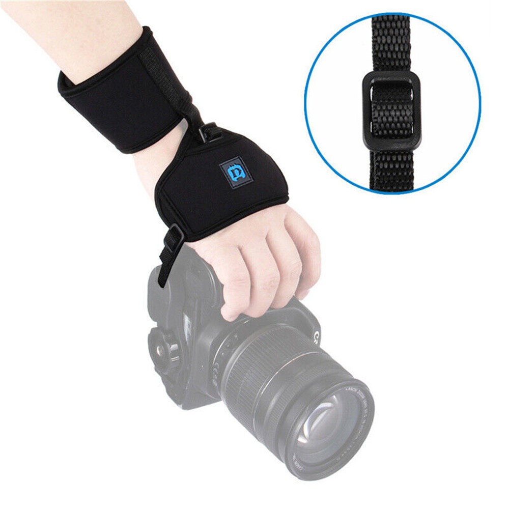 ]Neoprene Wrist Stabilizing Strap Hand Support For Canon Nikon SLR/DSLR Camera K