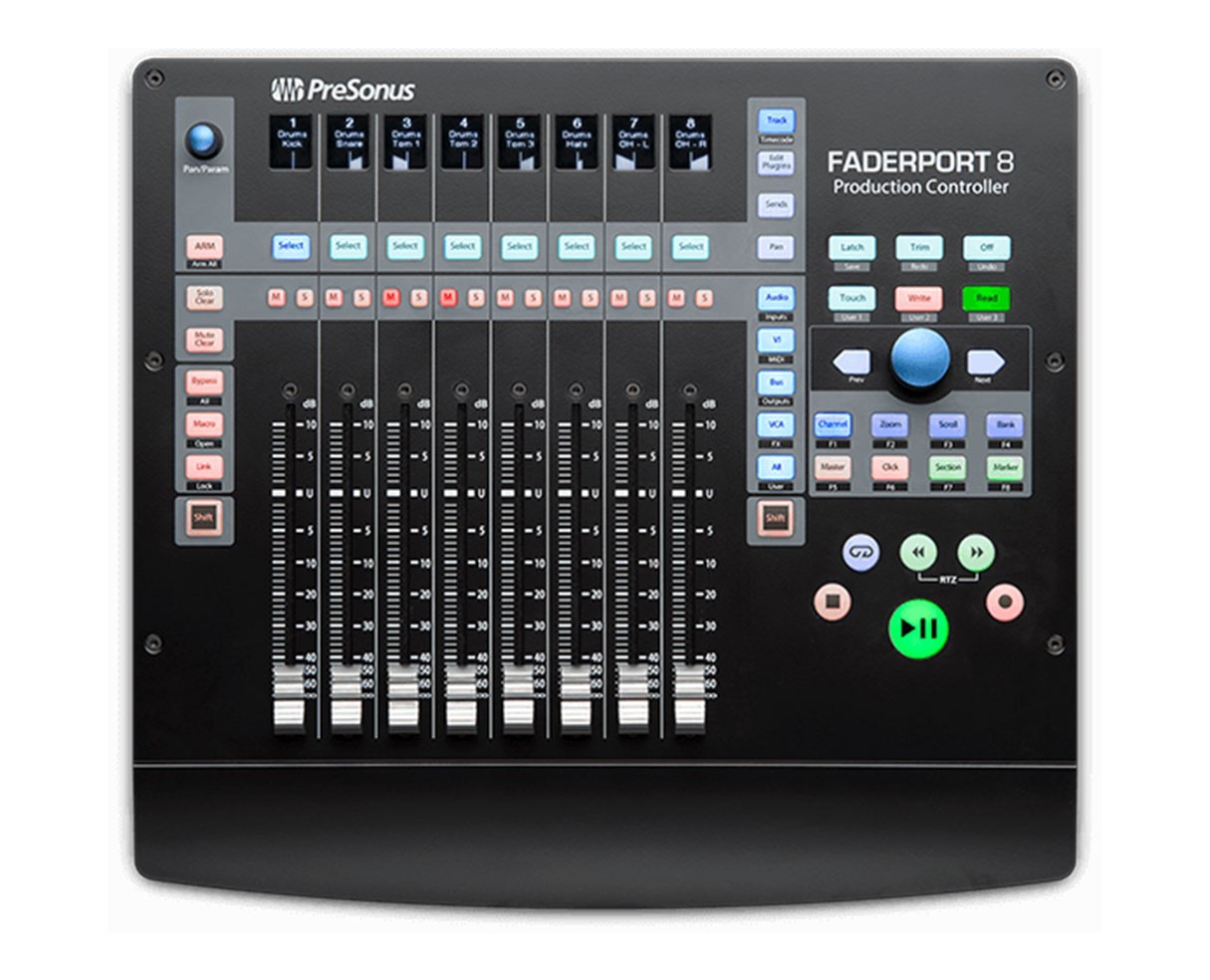 PreSonus FaderPort 8 Fader Port 8-Channel Mix Production DAW Controller