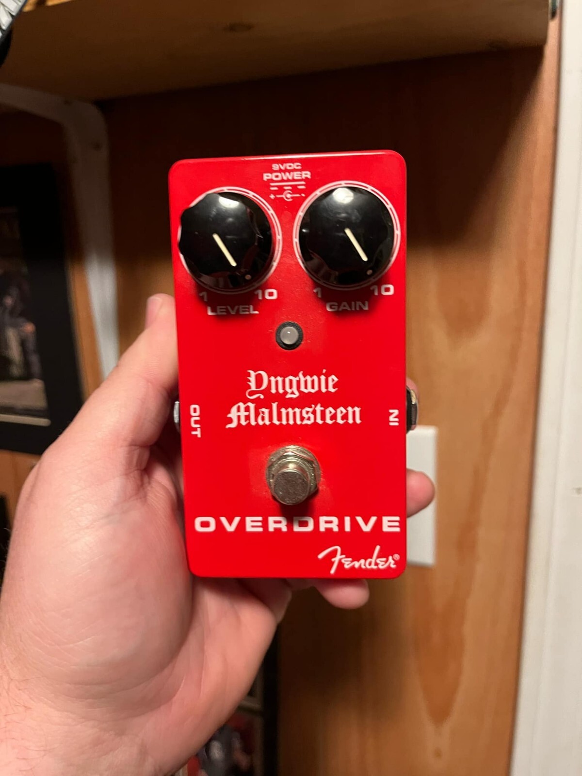 Fender Yngwie Malmsteen Signature Overdrive Guitar Effect Pedal