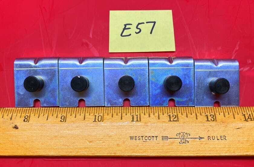 5 Assorted Pinball Coil Backstops Flipper Bracket Stop Thumper Bumper *NOS* E56