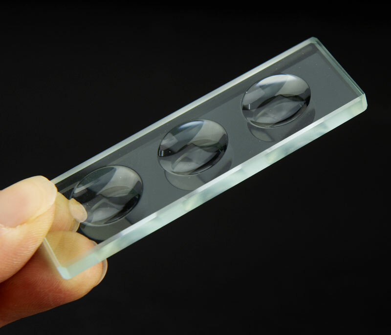 1PC Optical Glass Microscope Slides 5mm/10mmThickness Circular Concave Cavity