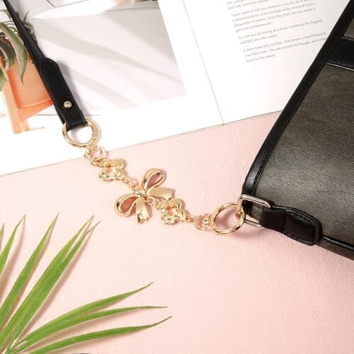 Bag Extender Chains, Purse Strap Extenders Bow Pattern Purse Extender Chain