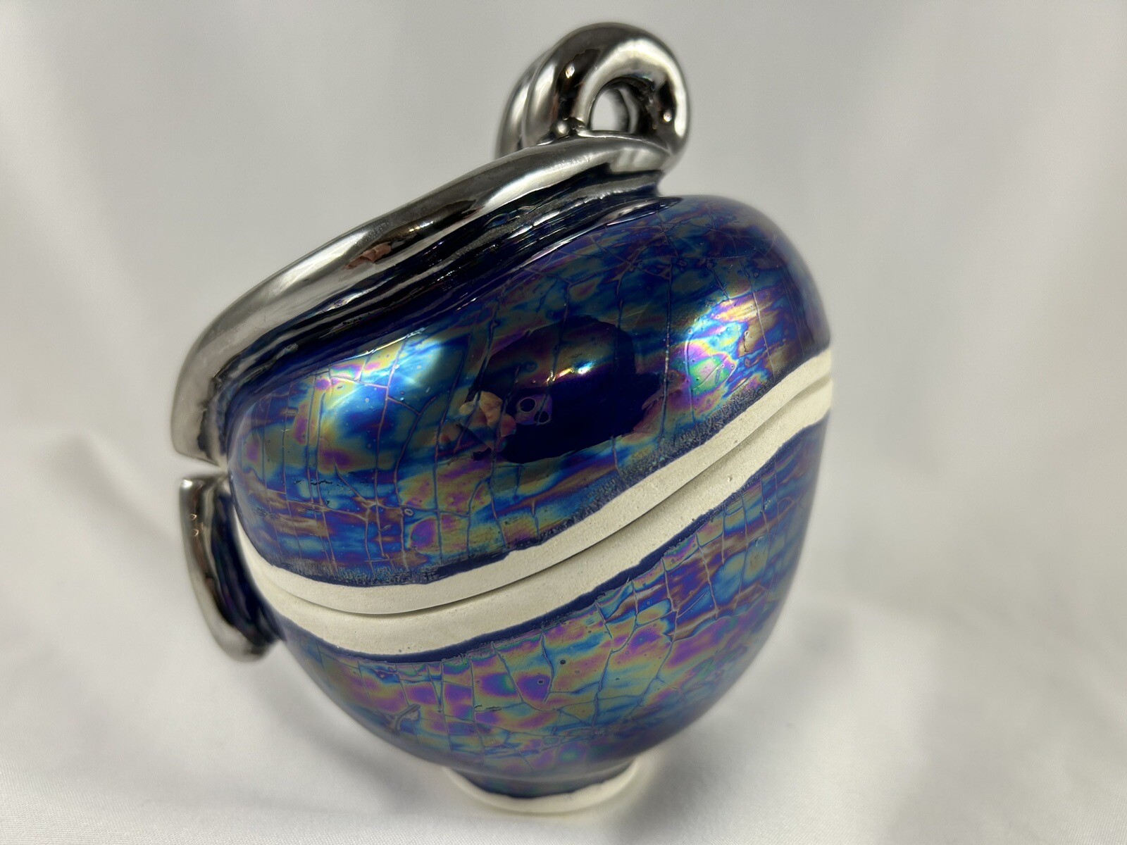 Abstract Art Pottery Trinket Box