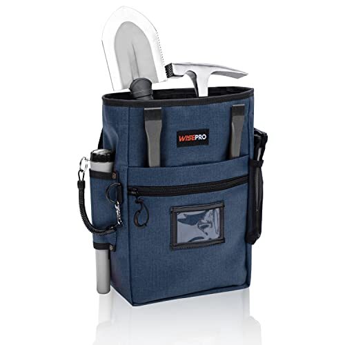 WISEPRO Metal Detecting Pouch Bag, Portable Waist Digger Tools Bag, Detecting Di