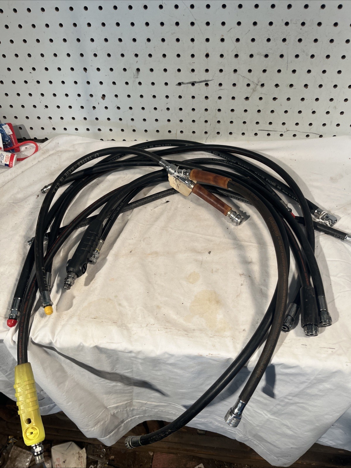 Scuba Diving LP Regulator Hoses Atomic Aquatics Oceanic Lot Of 8