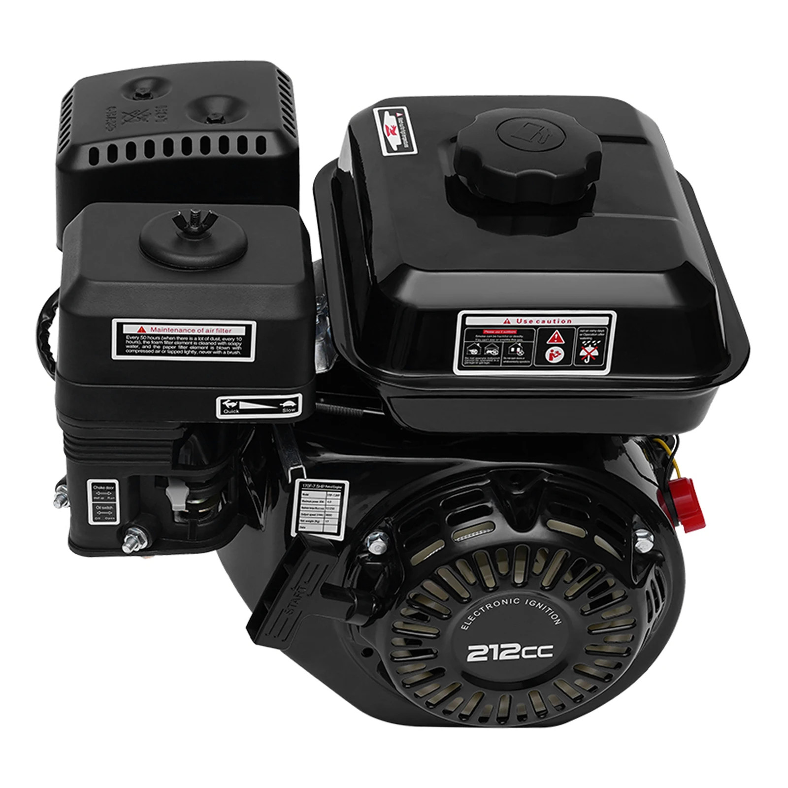 212cc 7.5HP  Pullstart OHV Petrol Engine Air Cooled Gasoline Honda GX160 168F