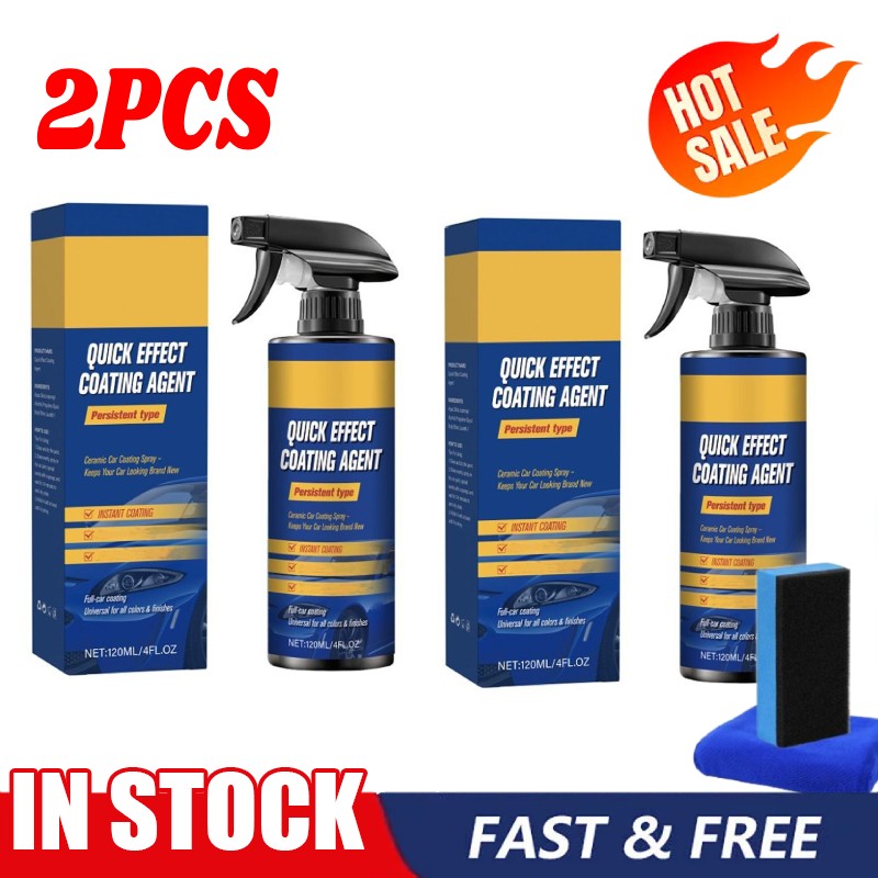 2X Sopami Spray Car,Car Polish,Quick E Ffect Coating Agent,Rep AirsScratches
