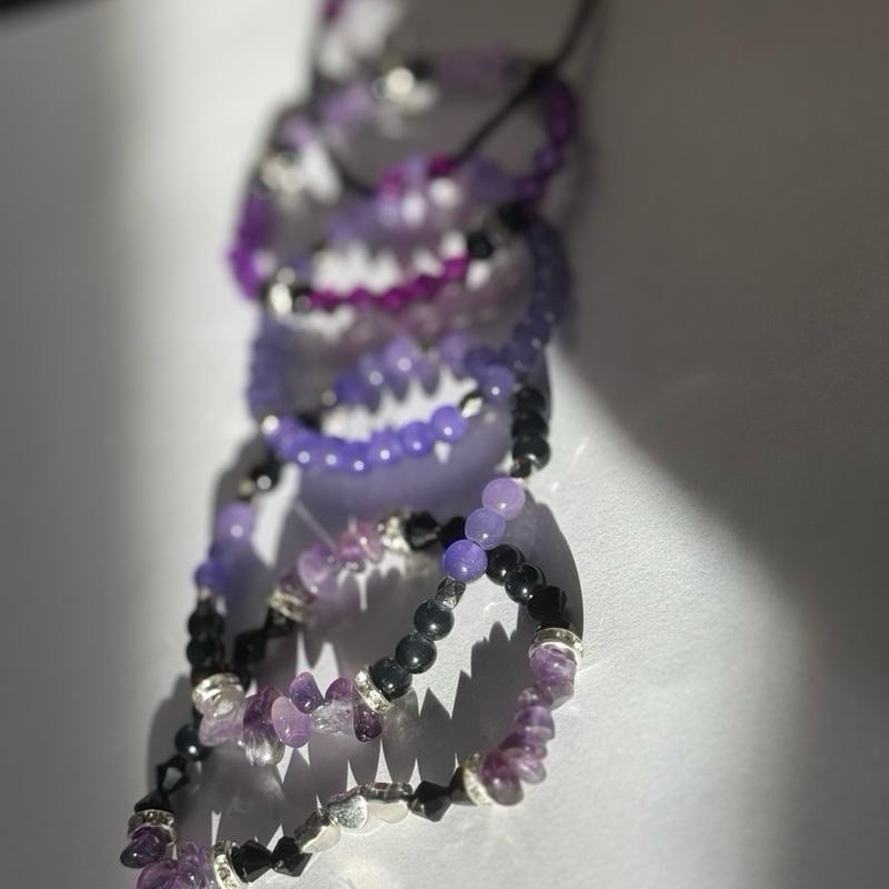 AMETHYST DREAM GEMSTONE BRACELET SET❣️