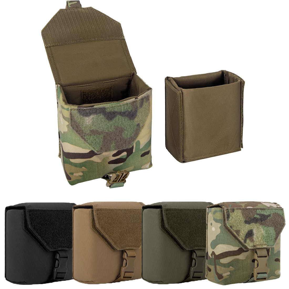 KRYDEX Tactical Pouch MOLLE Belt NVG 14 Night Vision Padded Carrying Case Bag
