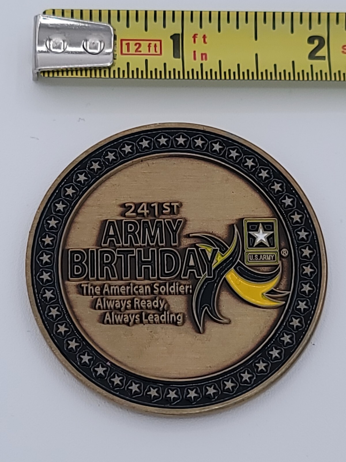 US Army 241st ARMY BIRTHDAY (1775-2016) 2-Side Challenge Coin