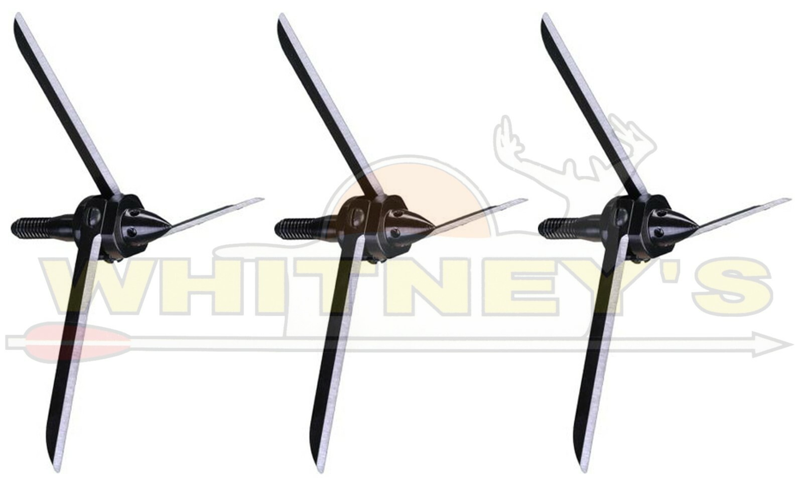 Magnus Bullhead Turkey Broadheads - 100gr. - 3 blade - 3pk - MATH100