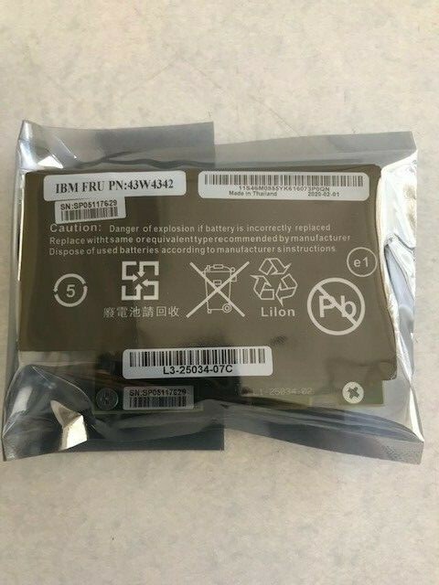 43W4342,46C9040 IBM ServerRAID-MR10M SAS/SATA Controller Battery  Pack