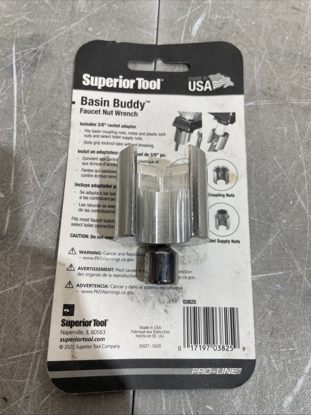 Superior Tool Basin Buddy Universal Faucet NUT WRENCH