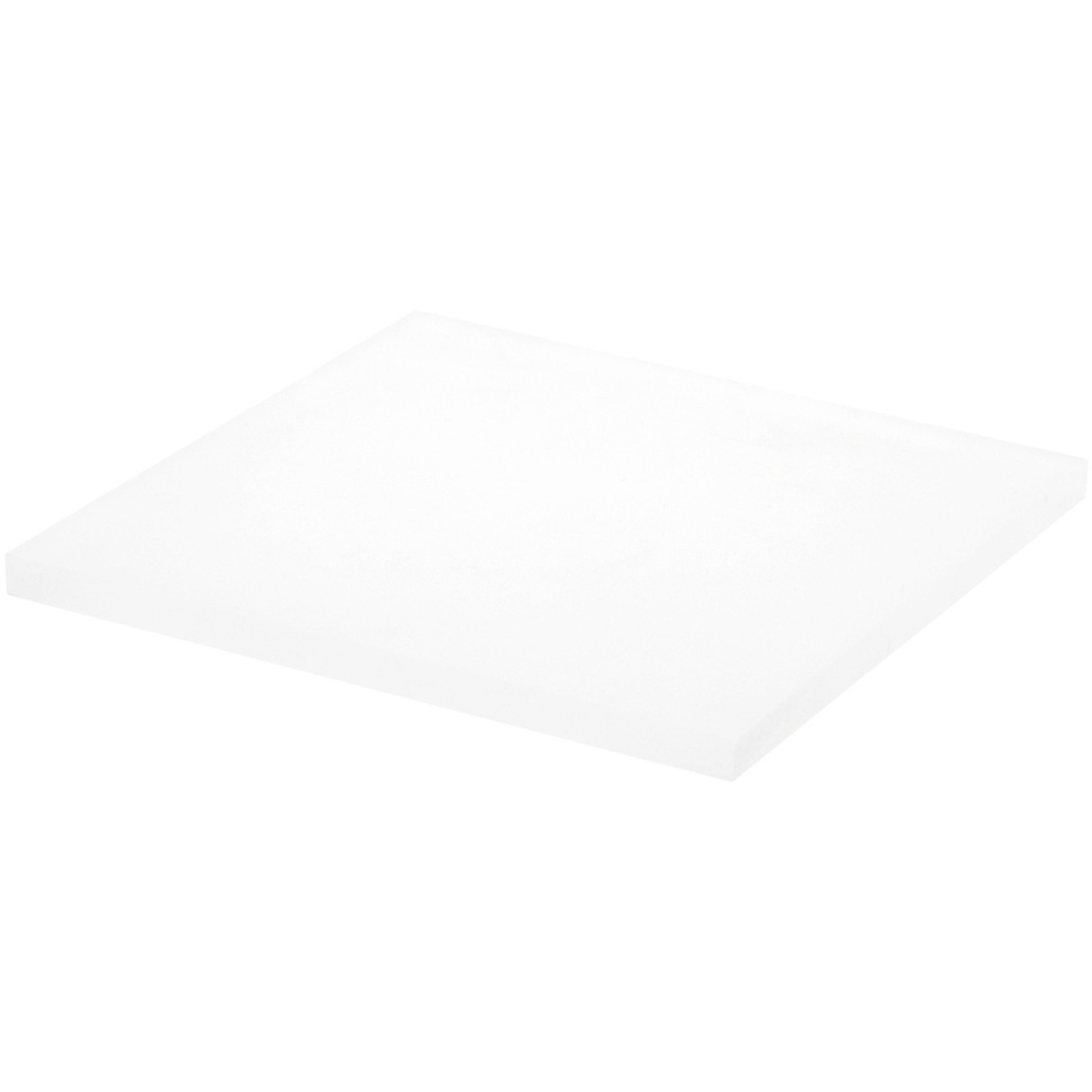 Plymor Frosted Square Acrylic Display Base, 6" W x 6" D x 0.375" H