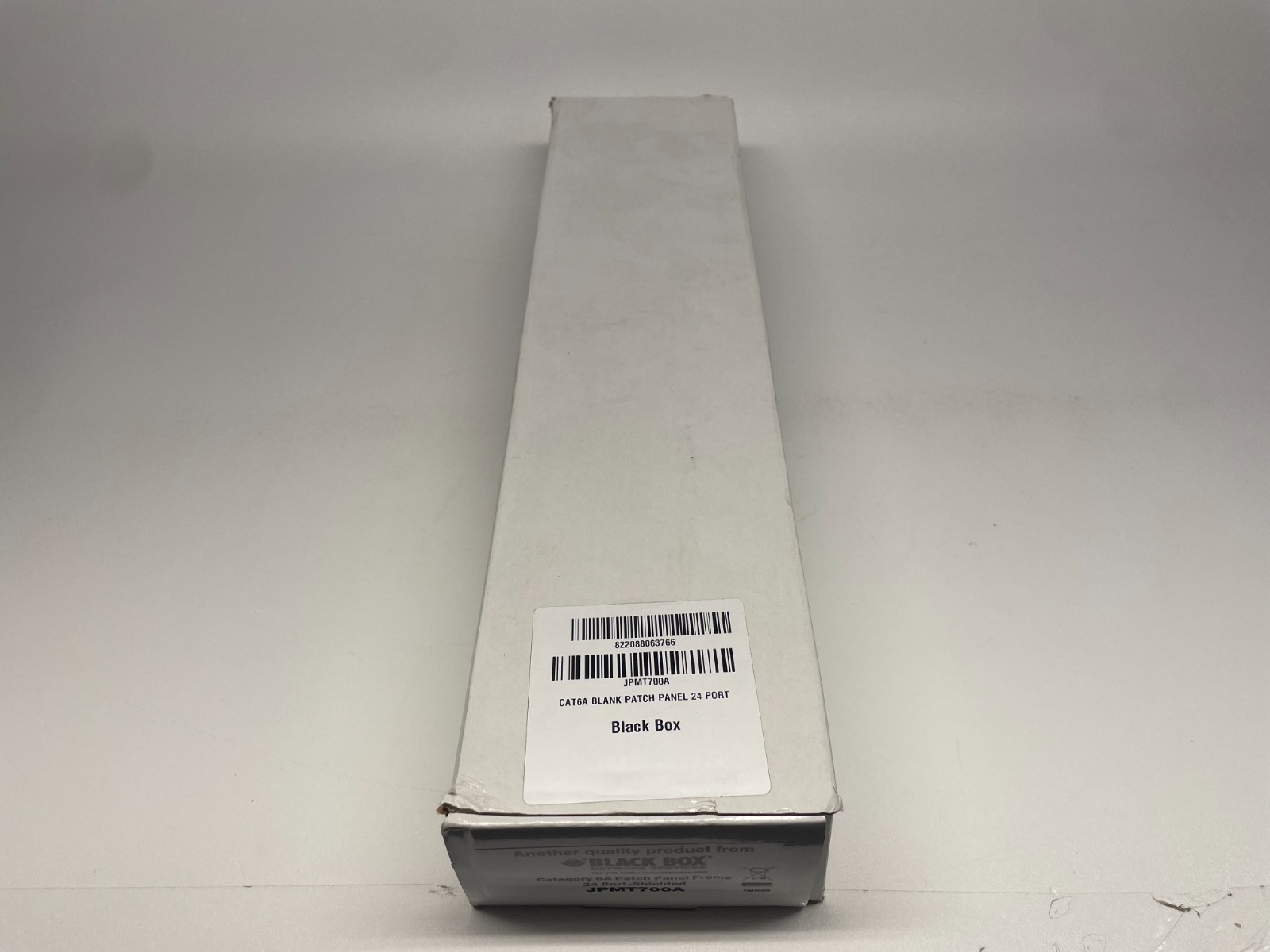 Black Box JPMT700A CAT6A 24-Port Blank Modular Patch Panel with Cable Management