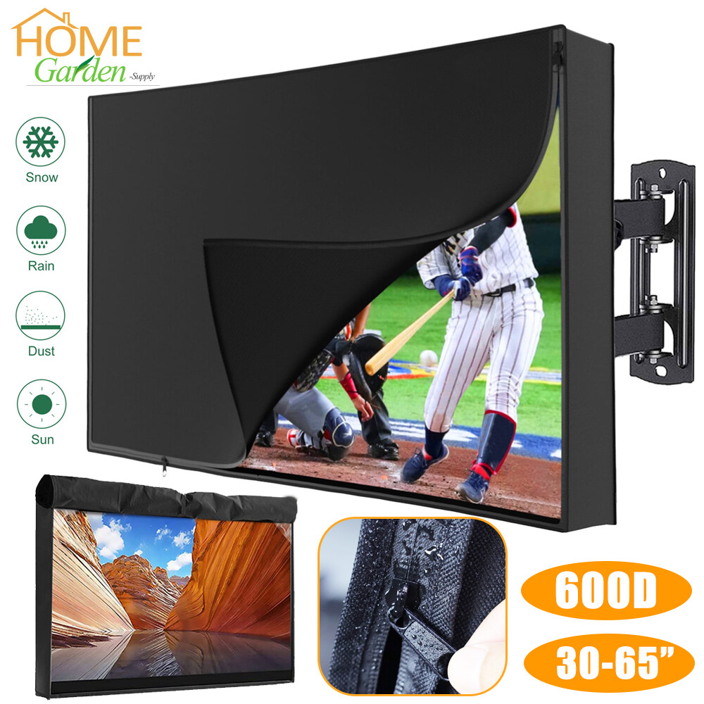 30"-55"-65" Waterproof Outdoor TV Cover 600D Weatherproof Television Protector
