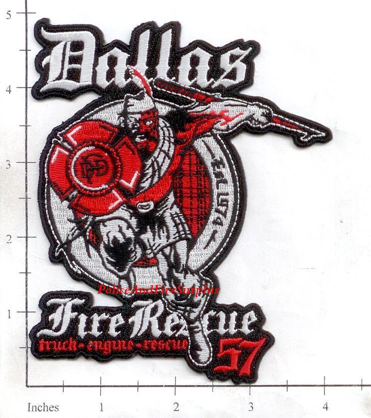 Texas - Dallas Engine 57 Rescue 57 Truck 57 Fire Rescue TX Fire Dept Patch