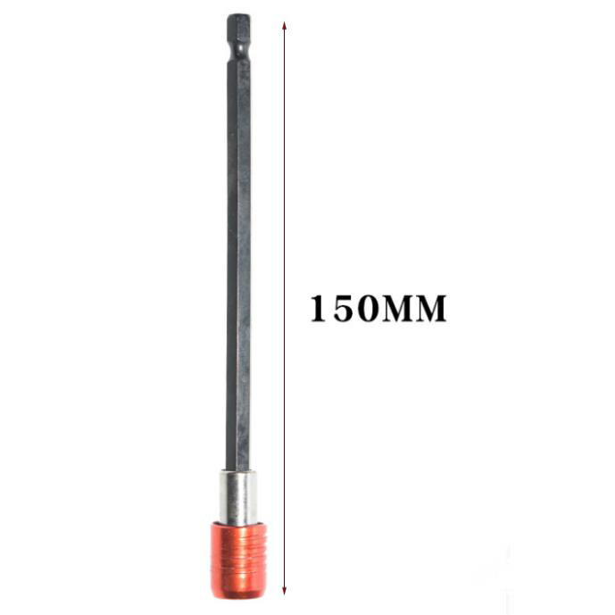 6Pcs 1/4 Hex Shank Quick Release Magnetic Screwdriver Extension Holder Drill Bit